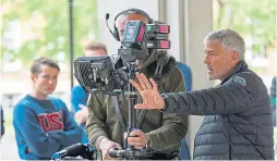  ?? ?? George Clooney directs a scene in The Boys In The Boat.