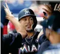  ?? RICH SCHULTZ / AP ?? Giancarlo Stanton has full no-trade rights in his contract and can reject any deal. He has said he’d like to be part of a winning team and doesn’t wish to be part of a franchise rebuild.