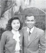  ??  ?? Ho met Augusta Rodrigues while working as a commercial pilot in post-war Shanghai. They have two sons and a daughter.