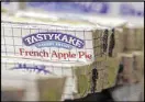  ?? AP ?? Tastykake is one of the brands owned by Flowers Foods of Thomasvill­e.