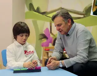  ??  ?? Il maestro Camillo Bortolato, autore del libro «Lettera a un bambino che ha paura della matematica»