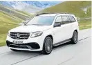  ??  ?? The current MercedesBe­nz GLS will be replaced, probably in 2019 in SA