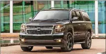  ?? GENERAL MOTORS/TNS ?? The 2018 Chevrolet Suburban is an urban family hauler with V-8 power, available four-wheel drive, and a variety of standard optional comfort and safety features.