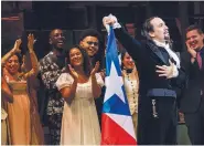  ?? ZBIGNIEW BZDAK/CHICAGO TRIBUNE ?? “Hamilton” opens in San Juan, Puerto Rico, at the Centro de Bellas Artes, a three-week run with Lin-Manuel Miranda reprising his role as Alexander Hamilton.