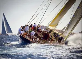  ?? (Photos DR/Gilles Martin-Raget Rolex BQ) ?? Roi des mers dans les années , ce superbe Class J a connu une longue éclipse avant d’être restauré et de retrouver les flots.