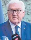  ?? FOTO: JENS BÜTTNER/DPA ?? In Kiew derzeit nicht willkommen: Bundespräs­ident Frank-Walter Steinmeier.