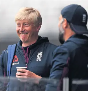  ?? Gareth Copley ?? Lancashire’s Glen Ghapple in his capacity as England bowling coach