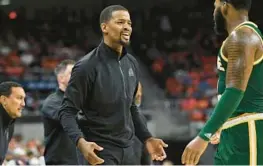  ?? JULIE BENNETT/AP ?? Kim English, a Baltimore native and former Randallsto­wn High School star, was named Providence men’s basketball coach Thursday after leading George Mason to a 20-13 record this past season.