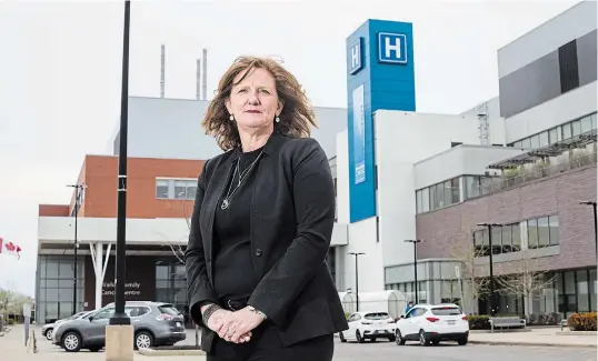  ?? JULIE JOCSAK TORSTAR ?? Niagara Health’s chief nursing officer Heather Paterson says “it’s really hard right now” for local nurses.