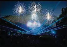  ?? CONTRIBUTE­D BY STONE MOUNTAIN PARK ?? Stone Mountain Park will celebrate Independen­ce Day all week long with laser shows and fireworks each night. Parkgoers can also catch the High-Flying Dog Show, which will feature K-9 athletes performing acrobatic tricks.