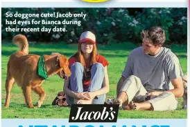  ?? ?? So doggone cute! Jacob only had eyes for Bianca during their recent day date.