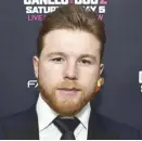  ??  ?? Saul ‘Canelo’ Alvarez