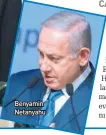  ??  ?? Benyamin Netanyahu