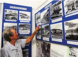  ??  ?? HISTORIC MOMENT: Sally Britten is the curator of Fish Hoek Museum, a town celebratin­g its 100th birthday in April.