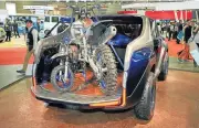  ??  ?? The Yamaha Cross Hub bakkie concept has been designed mainly to carry motorbikes.