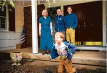  ??  ?? TOP RIGHT: After living in New Haven for 14 years, Liva AndrejevaW­right moved with her husband, David Wright, mother, Astra Moora, and young son, Dzintars Wright, to the home of their dreams.