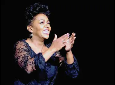  ?? Stephen Chernin/Associated Press ?? Anita Baker performs in 2007 at Radio City Music Hall, her first New York City appearance in 12 years. Her tour next year will wrap up at the Oakland Arena in December.