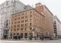  ??  ?? The Harrington Hotel in downtown Washington, D.C., a favorite of the Proud Boys white-nationalis­t group, will close to guests during next week’s tally of the Electoral College votes by Congress.