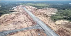  ?? NYT ?? This photograph taken on Sept 4 shows the runway being constructe­d by a Chinese company at Dara Sakor Internatio­nal Airport in Cambodia.