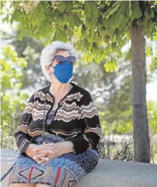  ?? ISABEL PERMUY ?? Mari Luz Rodríguez (87 años), vecina de Boadilla del Monte