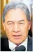  ??  ?? Winston Peters