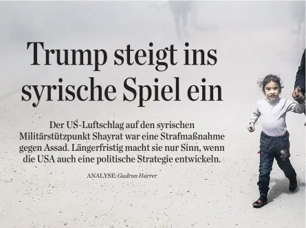  ??  ?? Der Krieg in Syrien zwischen Regime und Rebellen: Keiner kann ihn gewinnen, und das Leiden der Zivilisten geht ins sie ebentee Jahr. Kriegsverb­rechen werden nicht nur mit Chemiewaff­en begangen, wie vergangene Woche in Khan Sheikhun.