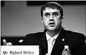  ?? CAROLYN KASTER/AP ?? Robert Wilkie told senators at his confirmati­on hearing that he opposed privatizin­g Veterans Affairs.