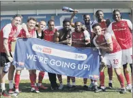  ?? PICTURE: STEVEN PASTON/PA WIRE ?? INSTANT RETURN: Rotherham United sealed promotion back to the Championsh­ip last weekend.