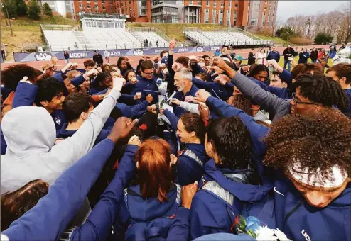  ?? UConn Athletics / Contribute­d Photo ?? Greg Roy, UConn’s director of cross country and track & field, will retire after this season.