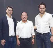  ??  ?? Zalora CEO Paulo Campos III, Mazda CEO Steven Tan and Zalora managing director for operations Constantin Robertz.