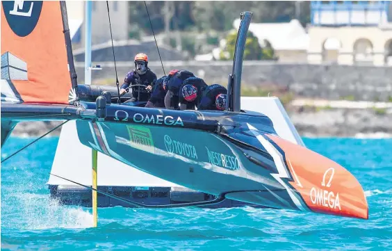  ?? Picture / Ricardo Pinto ?? Team NZ have won praise for their innovative and “aggressive” approach to design.