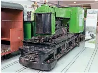  ?? ?? Quarryman in its home at the Ravenglass Railway Museum. RRM