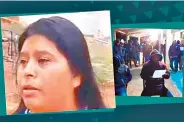  ?? ?? En un video difundido en redes sociales se aprecia a la Concejal María García y en otro a encapuchad­os lanzando reclamos./AR