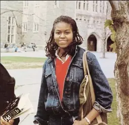  ?? @MICHELLEOB­AMA ?? Una joven Michelle Obama, a principios de los ochenta