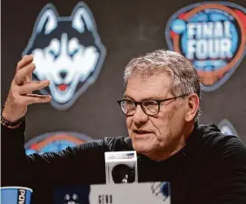  ?? Gregory Shamus/Getty Images ?? The USBWA announced Wednesday it will name its annual award for Women’s National Coach of the Year after UConn’s Geno Auriemma at the conclusion of his coaching career.