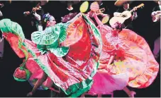  ??  ?? Ballet Folclórico de Guadalajar­a, México, el país invitado.