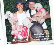  ??  ?? Maria Menounos
and husband Keven Undergaro