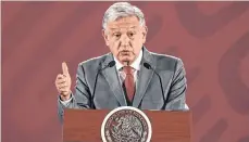  ?? /ARCHIVO ?? El presidente Manuel López Obrador tiene sus reservas respecto a la legalizaci­ón de la marihuana.