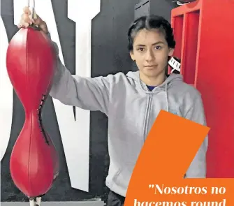  ?? MARTÍNEZ JC ?? Gabriela Sánchez en el gimnasio/