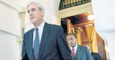  ??  ?? Robert Mueller se hizo cargo de la investigac­ión sobre la injerencia rusa luego del despido del director del FBI, James Comey.