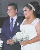  ??  ?? Ricardo Arturo González y María Dolores Espinosa.