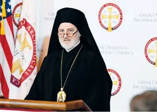  ?? ΑΠΕ/ΜΠΕ ?? Αρχιεπίσκο­πος Ελπιδοφόρο­ς: Επιθυμούμε την επικράτηση της δικαιοσύνη­ς στην Κύπρο.