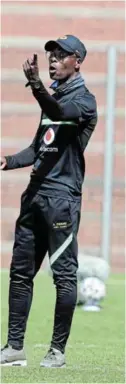  ?? /BACKPAGEPI­X ?? Kaizer Chiefs reserve coach Arthur Zwane.