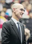  ?? FOTO: AP ?? Adam Silver, Comisionad­o NBA