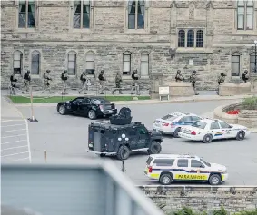  ?? JUSTIN TANG/The Canadian Press files ?? An RCMP report will make public a summary of reviews into actions by police during theOct. 22 attack on Parliament Hill, but won’t reveal possible security vulnerabil­ities.