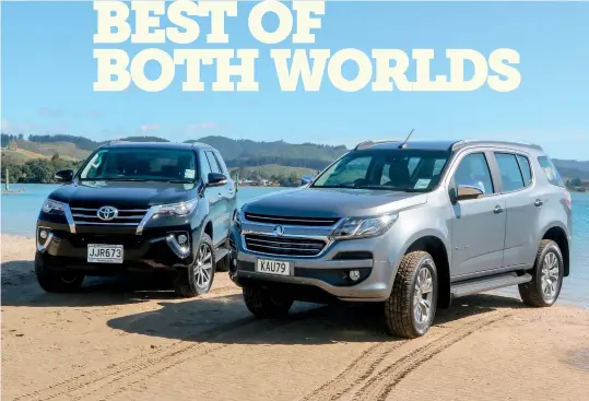  ??  ?? It’s hard to choose between two well-appointed family SUVS; both are comfortabl­e, rugged, spacious and safe.