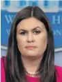  ?? Sarah Sanders ?? White House Press Secretary