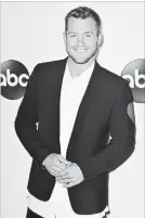  ?? GETTY ?? Colton Underwood will star in the 23rd season of ABC’s romance reality series “The Bachelor,” when it premières in January.