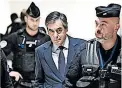  ?? [AFP] ?? Ex-Premier Fillon im Gerichtssa­al.