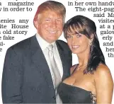  ??  ?? ‘Affair’ claim...Mr Trump and Karen McDougal